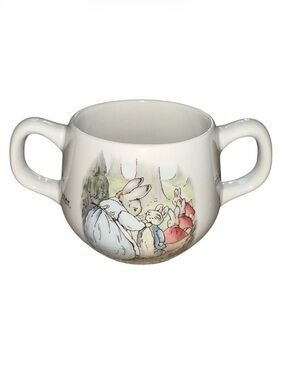 Wedgwood Beatrix Potter Peter Rabbit Two Handle Childs Cup Mug